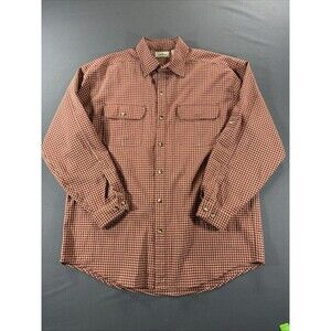 Vintage LL Bean Oxford Button Shirt Pockets  Mens Size Large